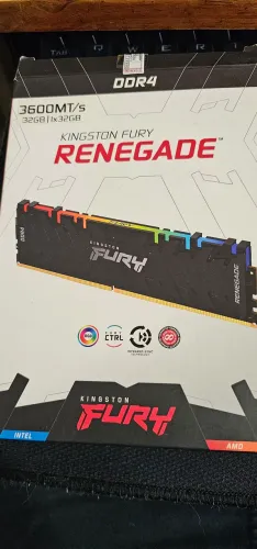 Memória 32G 3600Mhz Kingston Fury Rnegade