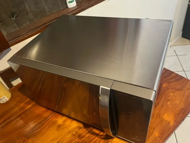Microondas panasonic 34l cromado