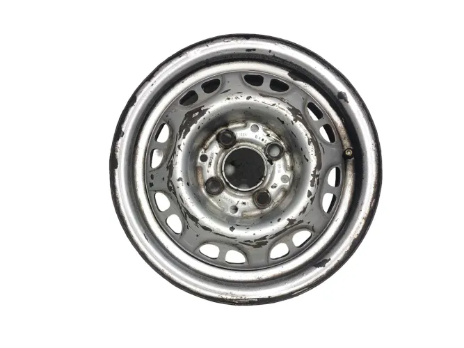 Roda Ferro Aro 13 Volkswagen 4x100 Original Gol G2 Bolinha Roda Ferro 13 Gol 4x100 Origina