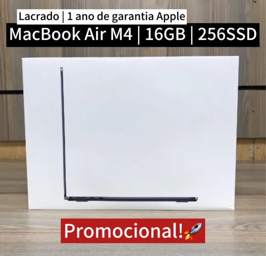 MacBook Air M4 lacrado e na promoção 