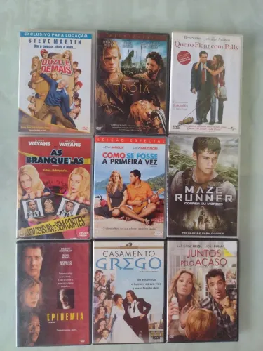 DVD FILMES ORIGINAIS 9 TEMAS VALOR UNITÁRIO