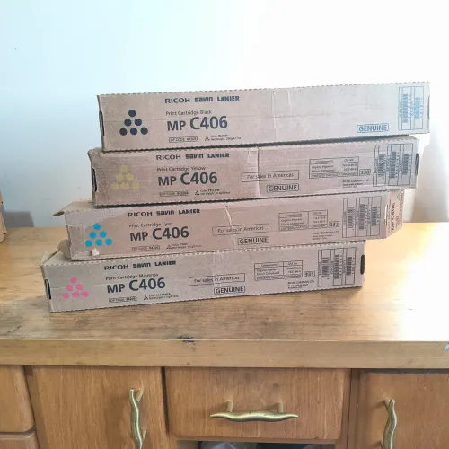 Toner MP C406 ORIGINAL NOVO kit completo