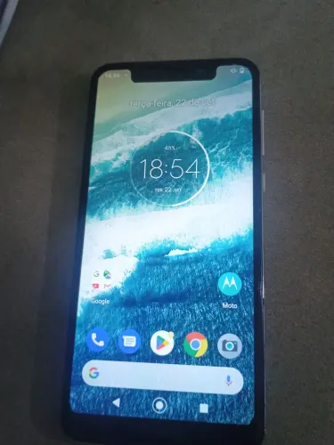Motorola moto one Blanc 