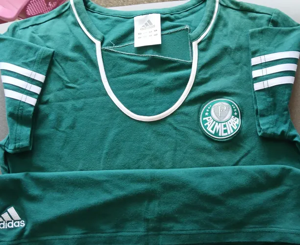 Camisa S. E. Palmeiras Feminina adidas Verde