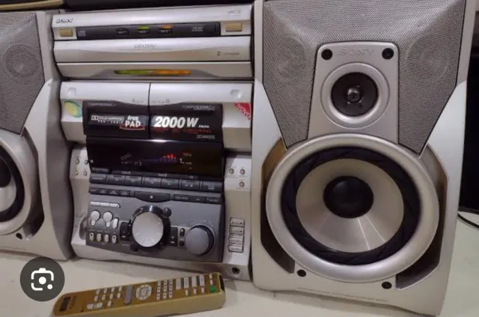 Mini system sony 2000 watts completo 