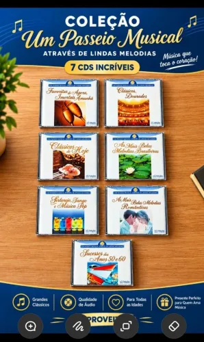 lote box de CDs