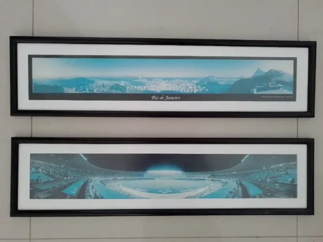 Par de Quadros Rio de Janeiro - Maracanã e Enseada