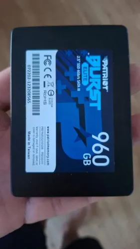 Ssd 960gb Patriot Burst Elite 2.5 Sata 3 - Pbe960gs25ssdr