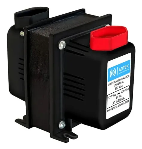 Autotransformador bivolt adtek 5000VA 127V-220V 18000 BTUs