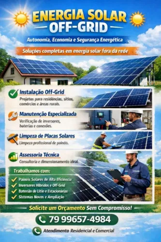 Energia solar off-grid 