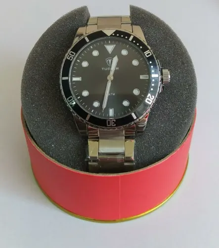RELOGIO MASCULINO TUGUIR ANALOG TG157 - PRATA E PRETO