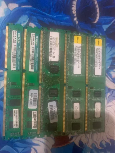 Memória RAM 2 GB DDR3 (cada, 5 peças)