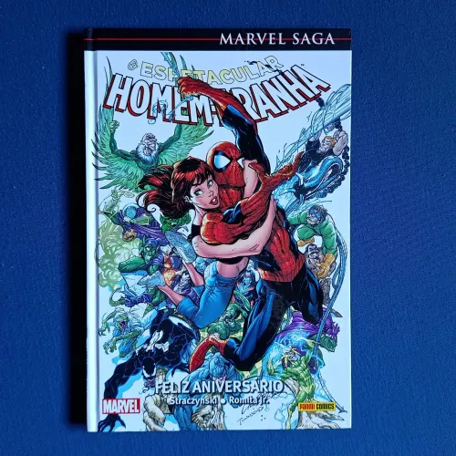 HQ O Espetacular Homem-Aranha: Feliz Aniversário - Marvel Saga Volume 4 Straczynski Panini