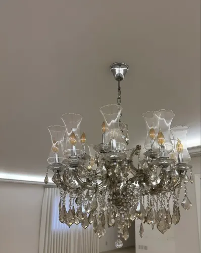 Lustre âmbar 15 braços