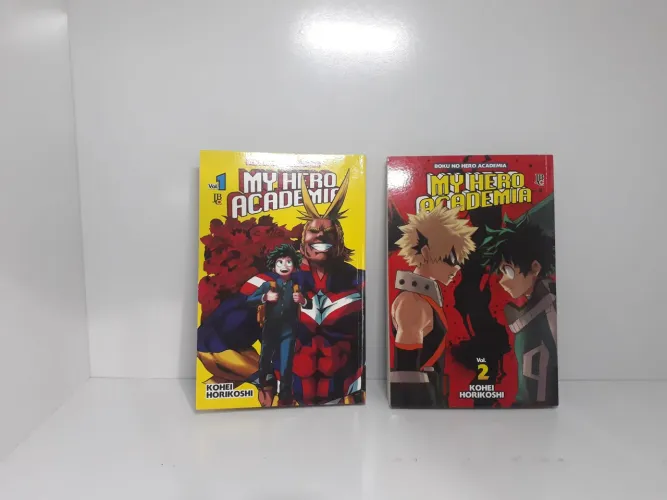 Kit 2 mangás de My Hero Academia vol 1 e 2