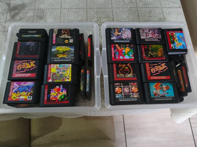 Fitas de mega drive 