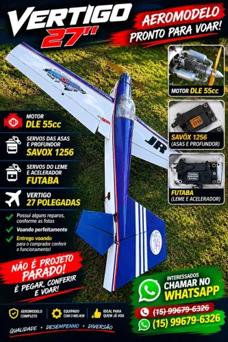 Aeromodelo Vertigo 27? Dle 55