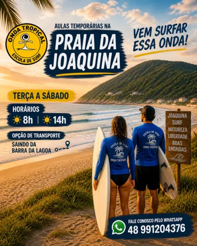 AULAS DE SURF FLORIPA JOAQUINA 
