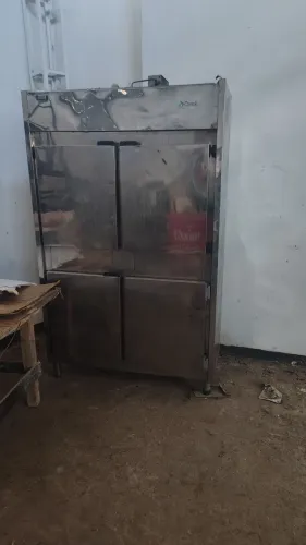 vendo geladeira Frilux de inox 4 portas
