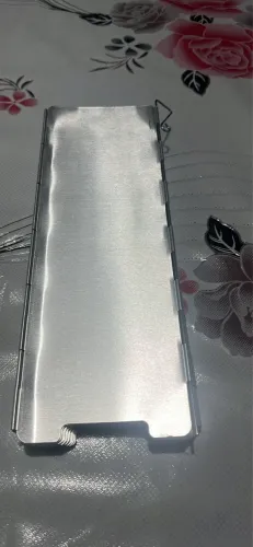 Para-brisa Dobrável para Fogareiro de Acampamento - 120x50cm