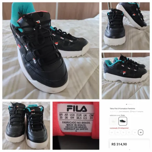 Tênis Fila Tratorado ORIGINAL de Couro