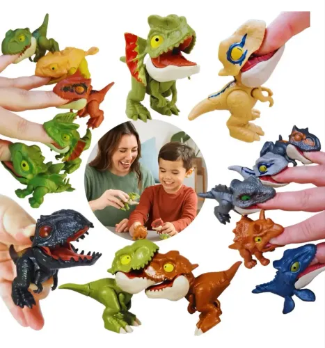 Kit 6 dinossauros