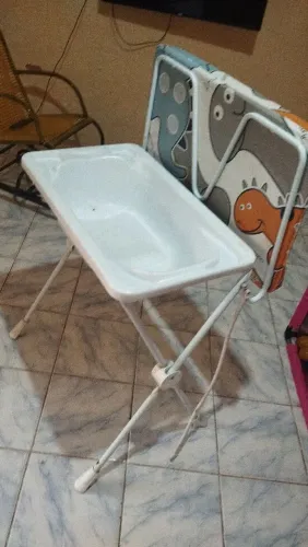 Banheira com trocador