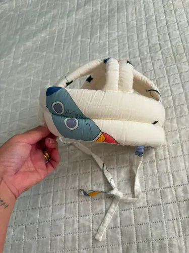 Protetor acolchoado cabeça Bebê (nunca usado)