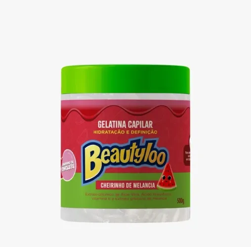 Gelatina capilar melancia beautyloo
