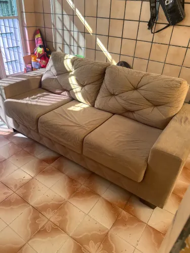 Sofá 3 lugares retrátil