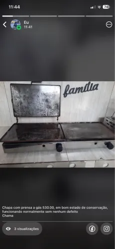 Chapa e fritadeira