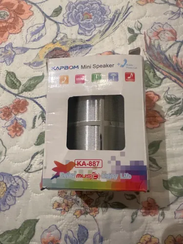Mini Caixa de Som Bluetooth KAPBOM KA-887 Nova - na