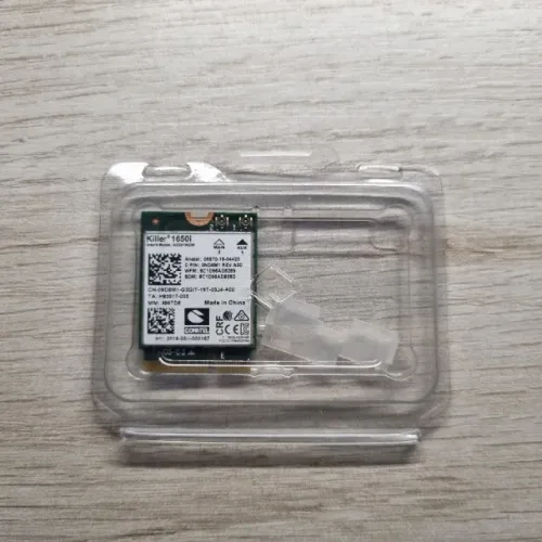Placa Wi-Fi 6 M.2 Intel Killer 1650i (AX201) + Bluetooth 5.2