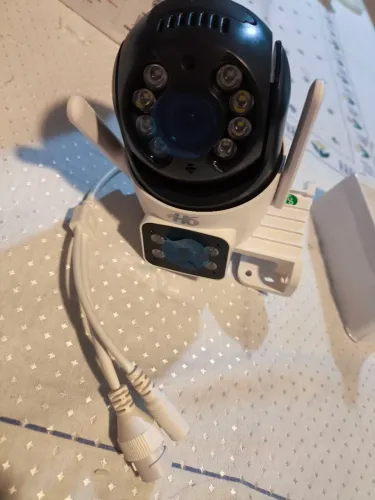 Camera de Segurança a Prova de Agua Lente Dupla