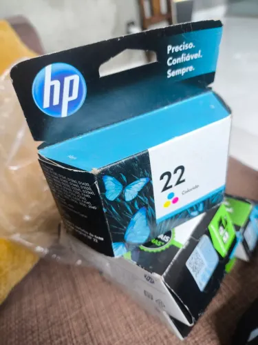 cartucho hp tinta colorida e preta