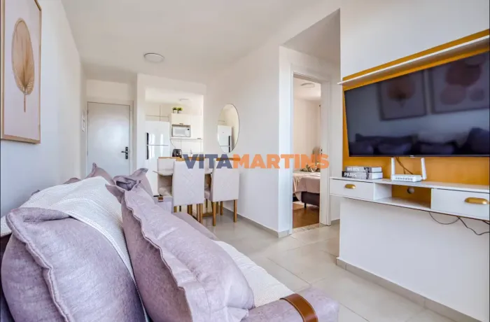 Apartamento com 2 quartos (1 suíte) disponível para locação fixa por R$2.500 + TAXAS em Sã