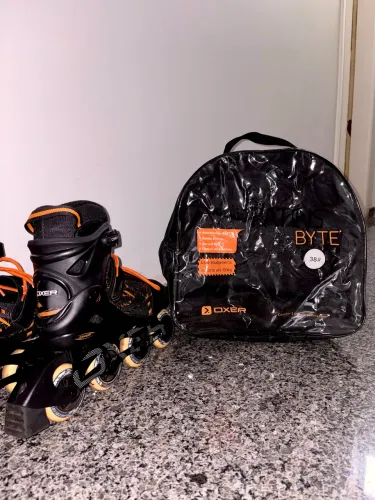 Patins Inline Oxer Byte - Tamanho 38 (Semi Novo)