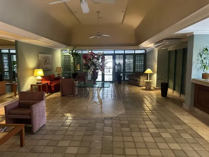 Alugo Flat 02 quartos Decorado no Flamengo com serviços e vaga