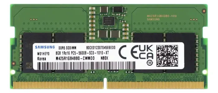 Memória RAM 5600MT/s DDR5  (2x8) Samsung para notebook