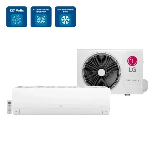 Ar Condicionado Split LG Dual Inverter 9000 BTUs - RARO 110V / 127V (Sem quebra-quebra)