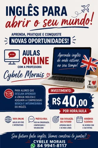 Professora Particular de Inglês / Aulas de Inglês
