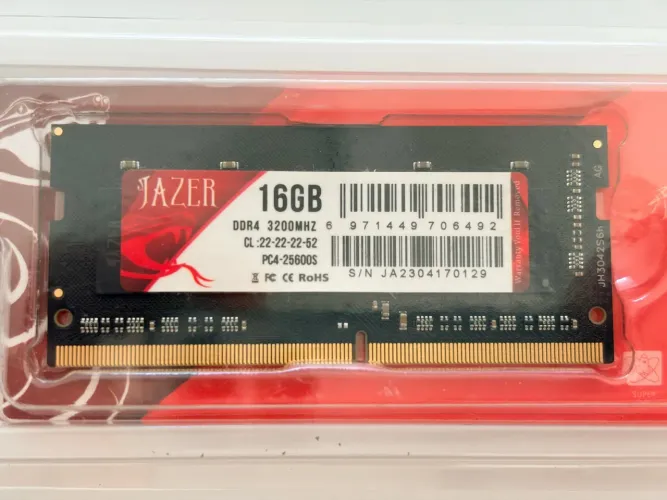 Memórias DDR4 16gb e 4gb para Notebook.