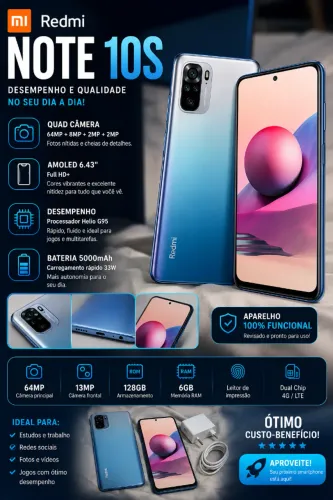 Smartphone Xiaomi Redmi Note 10S