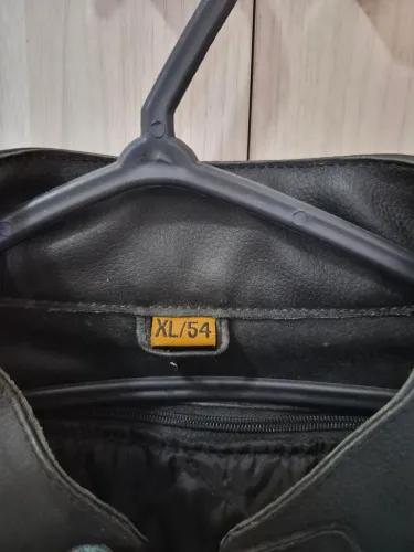 Jaqueta de moto, couro 5 bolso, tamanho 44 a 52 