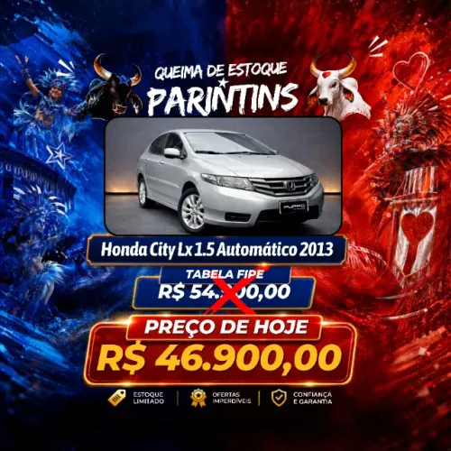 Honda City Sedan LX 1.5 Flex 16V 4P Aut. 2013