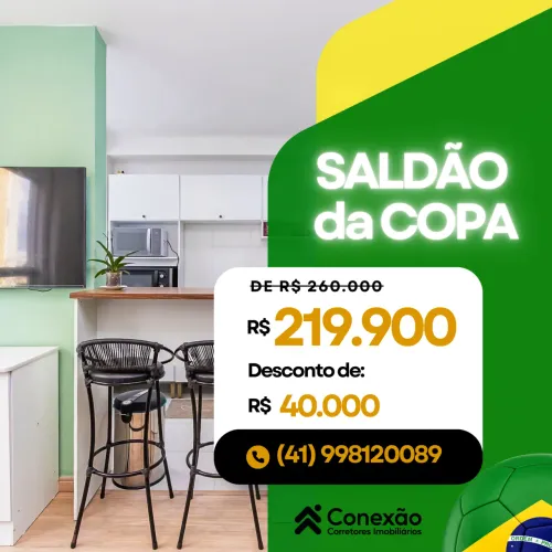 Apartamento para Venda em Curitiba, Atuba, 1 dormitório, 1 banheiro