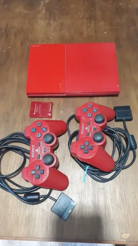 Play Station 2 Edição Cinnabar Red 