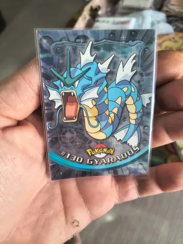 Carta pokémon foil gyarados Topps 1999 