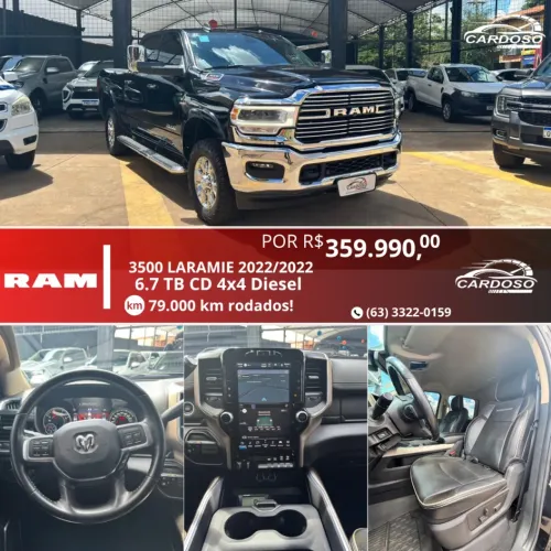 Ram 3500 Laramie 6.7 TB CD 4X4 Diesel 2022