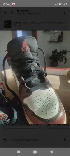 Tênis Jordan original, couro super novo importado